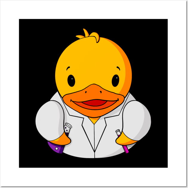 Scientist Rubber Duck Wall Art by Alisha Ober Designs